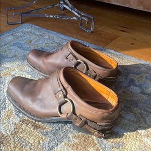Frye Belted Harness Mule